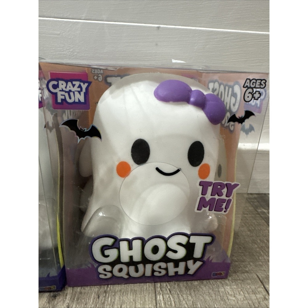 2 Crazy Fun Ghost Squishy. Brand New In Box And Very Rare Lot. "Boy and Girl" - Picture 3 of 4